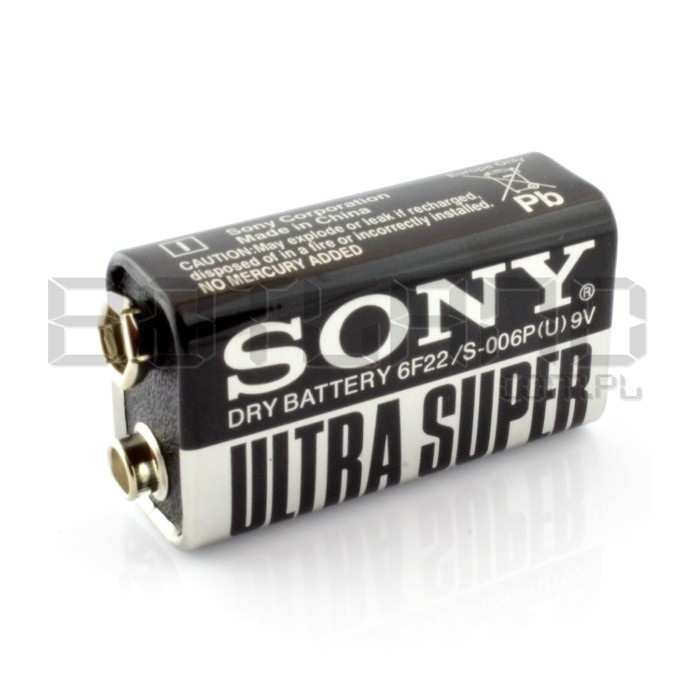 Bateria Sony 6F22 9V
