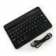Klawiatura Bluetooth 3.0 - czarna - 7 cali Klawiatura Bluetooth 3.0 - czarna - 7 cali