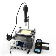 Stacja lutownicza 3w1 WEP 853AAA+ - preheater + grotowa + hotair z wentylatorem w kolbie