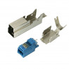 Wtyk USB 3.0  typ B - na przewód - zdjęcie 1