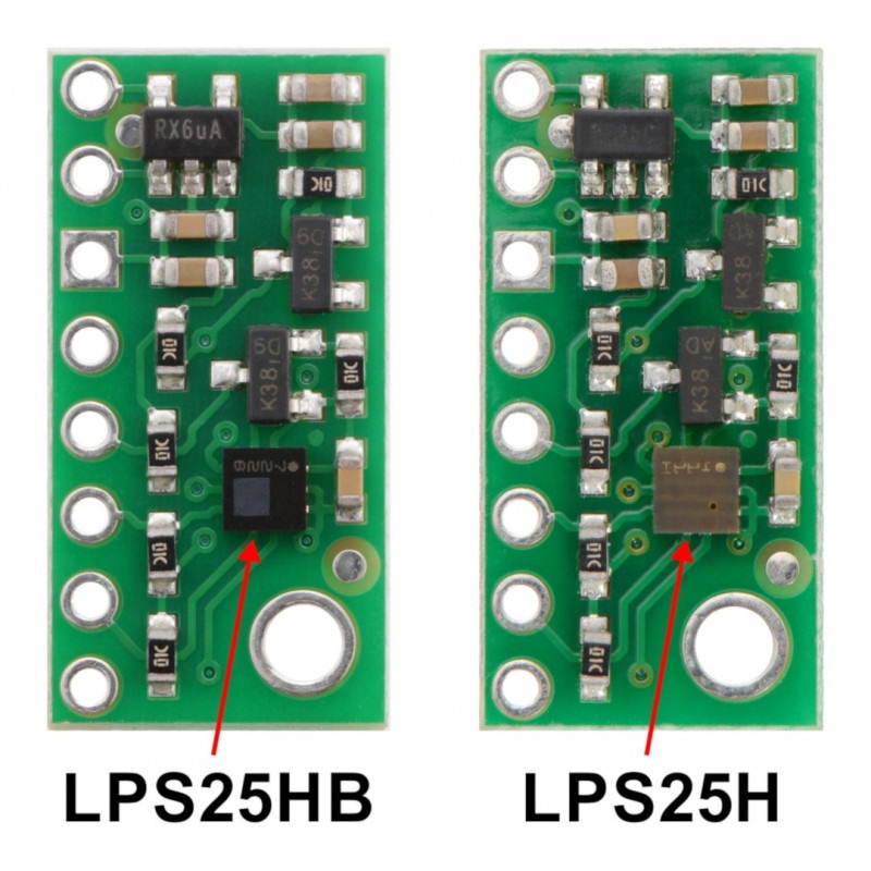 Pololu LPS25HB - czujnik ciśnienia i wysokości 126kPa I2C/SPI 2.5-5.5V