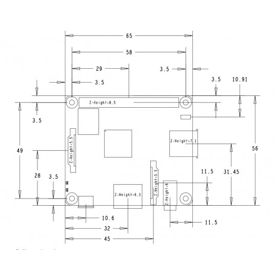 Raspberry Pi 3 модель A+ WiFi дводіапазонний Bluetooth 512 МБ ОЗП 1,4 ГГц