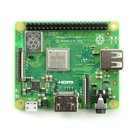 Raspberry Pi 3 модель A+ WiFi дводіапазонний Bluetooth 512 МБ ОЗП 1,4 ГГц