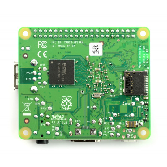 Raspberry Pi 3 модель A+ WiFi дводіапазонний Bluetooth 512 МБ ОЗП 1,4 ГГц