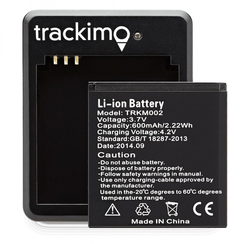 Dodatkowa bateria + ładowarka - do lokalizatora Trackimo Optimum