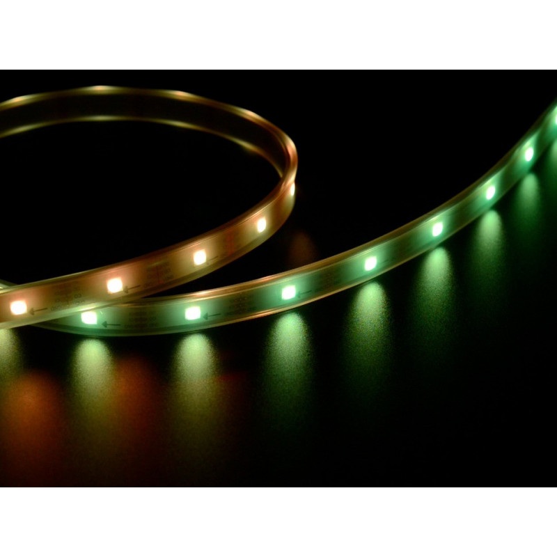 Pasek LED RGB SJ-10030-APA102C - cyfrowy, adresowany - IP65 30 LED/m, 7,2W/m, 5V - 1m