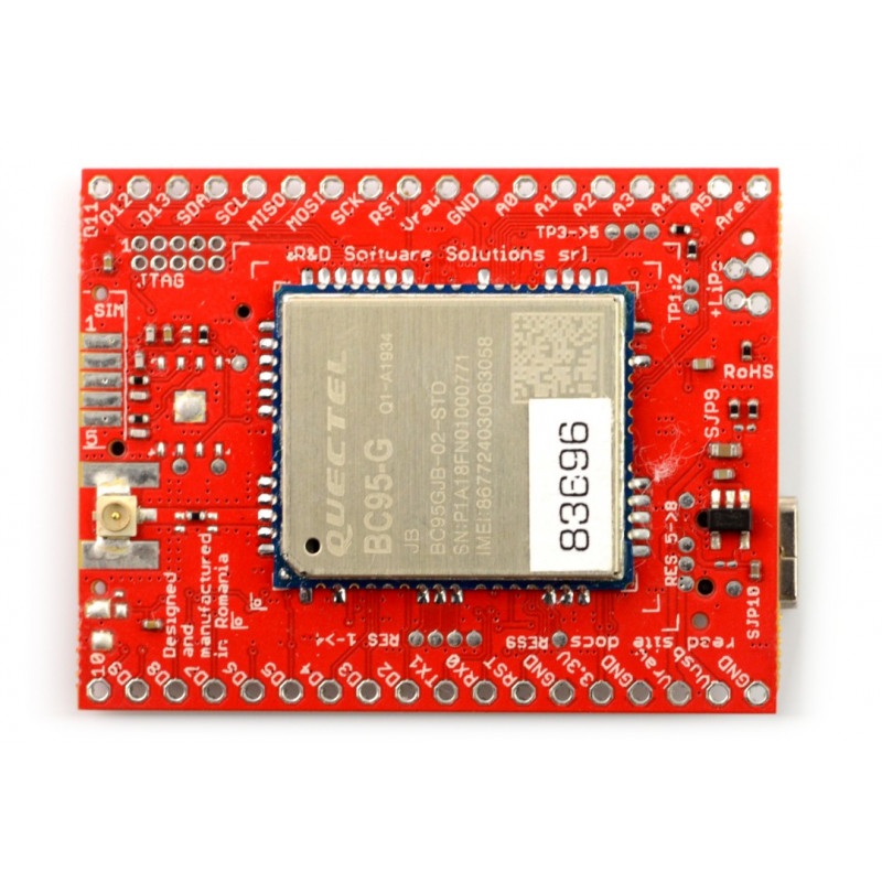 Moduł xyz-mIOT - BC96G NB IoT - ARM Cortex M0 - zgodny z Arduino Zero