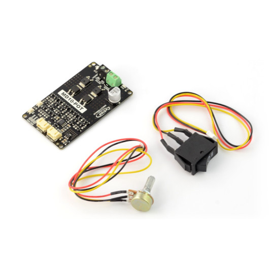 Cytron MD10-POT - Контролер двигуна постійного струму 30 В/10 А + перемикач + потенціометр