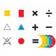 Dodatkowe krążki matematyczne do maty kodowania - Ozobot - 35szt Dodatkowe krążki matematyczne do maty kodowania - Ozobot - 35szt