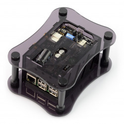 Obudowa Raspberry Pi 3B+/3B/2B i do Katana DAC - czarna