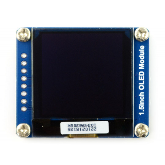 OLED-дисплей білий графічний 1.5'' 128x128px SPI/I2C - Waveshare 13992
