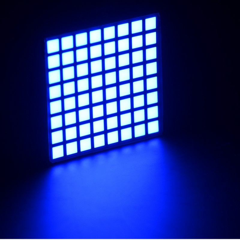 Matryca LED 8x8 1,2'' - niebieska