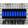 Wyświetlacz LED linijka - 10-segmentowy - niebieski - zdjęcie 3
