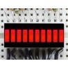 Wyświetlacz LED linijka - 10-segmentowy - czerwony - zdjęcie 3