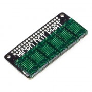 PiMoroni Micro Dot pHAT - 6 matryc LED 5x7 - nakładka dla Raspberry Pi - zielona
