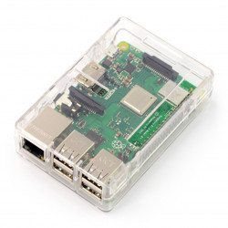 Obudowa Raspberry Pi Model 2/B+ - przezroczysta