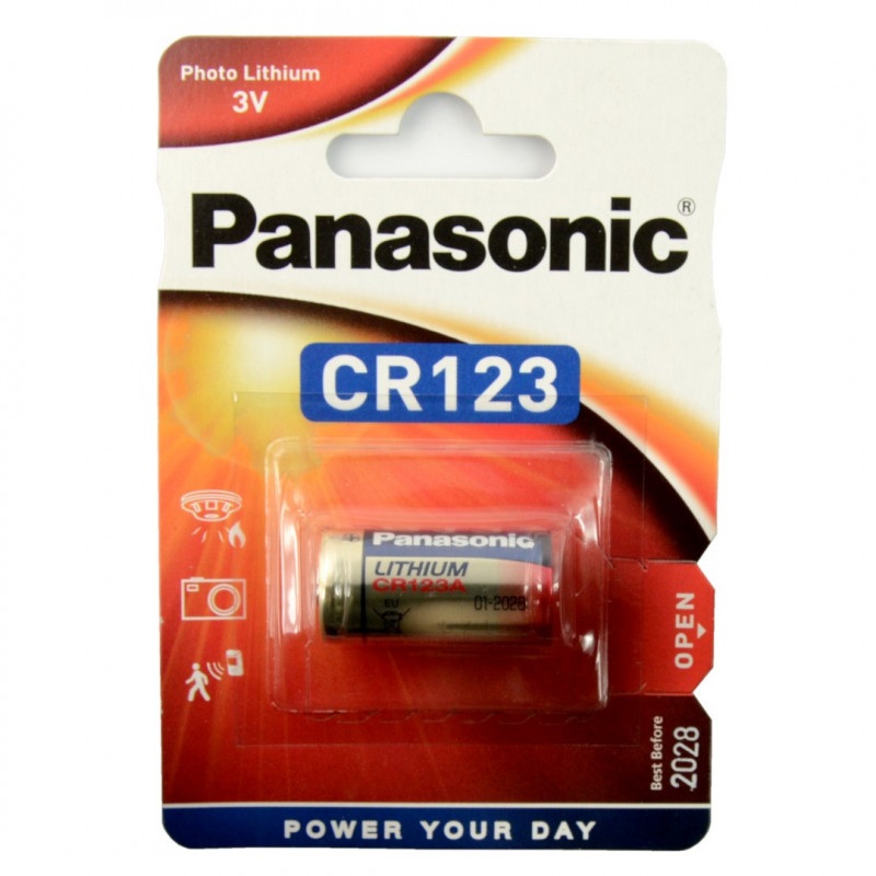 Bateria litowa Panasonic - CR123 3V