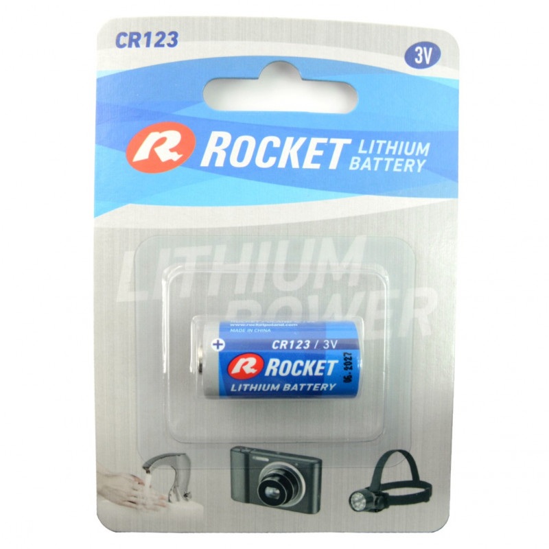 Bateria litowa Rocket - CR123 3V