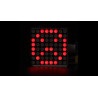 Grove  Red LED Matrix w/Driver - matryca LED Matrix 38x38mm - czerwona + sterownik HT16K33 - zdjęcie 4