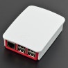 Zestaw startowy Raspberry Pi 3 B+ WiFi + czerwono-biała obudowa + oryginalny zasilacz + karta microSD - zdjęcie 6