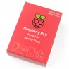 Zestaw startowy Raspberry Pi 3 B+ WiFi + czerwono-biała obudowa + oryginalny zasilacz + karta microSD - zdjęcie 9