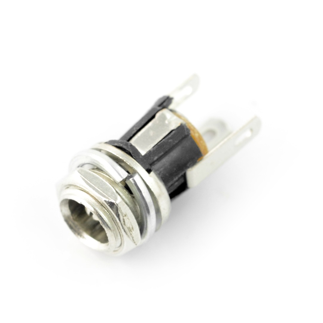 Gniazdo DC 5.5 x 2.5mm do obudowy - 10szt