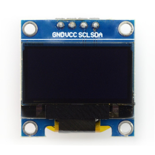 OLED-дисплей синього кольору, графічний, 0,96 дюйма, 128x64 пікселів, I2C - синій
