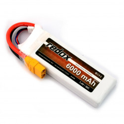 Pakiet Li-Pol Redox 6000mAh 30C 2S 7,4V