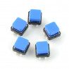 Tact Switch 12x12 mm z nasadką kwadratowy - niebieski Tact Switch 12x12 mm z nasadką kwadratowy - niebieski - zdjęcie 1