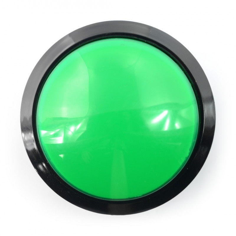 Push Button 6cm - zielony