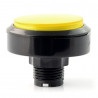 Push Button 6cm - żółty - płaski - zdjęcie 2