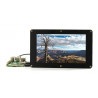 Ekran Seeed studio LCD IPS 7" 720x1280px HDMI + USB dla  Raspberry Pi 3B+/3B/2B/Zero obudowa czarna - zdjęcie 5