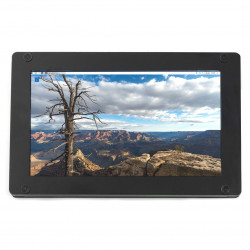 Ekran Seeed studio LCD IPS 5" 720x1280px HDMI + USB dla  Raspberry Pi 3B+/3B/2B/Zero obudowa czarna