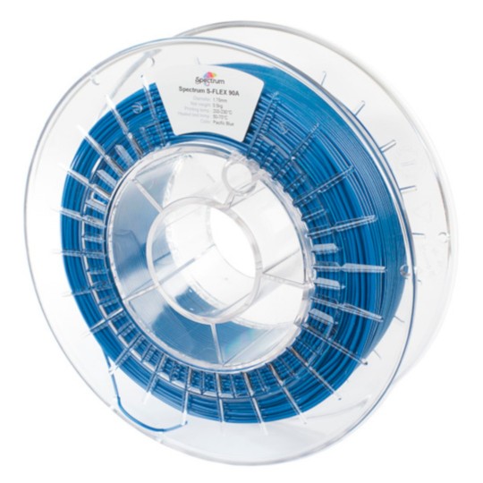 Філамент Spectrum S-FLEX 90A 1.75 мм 0.5 кг - Тихоокеанський блакитний