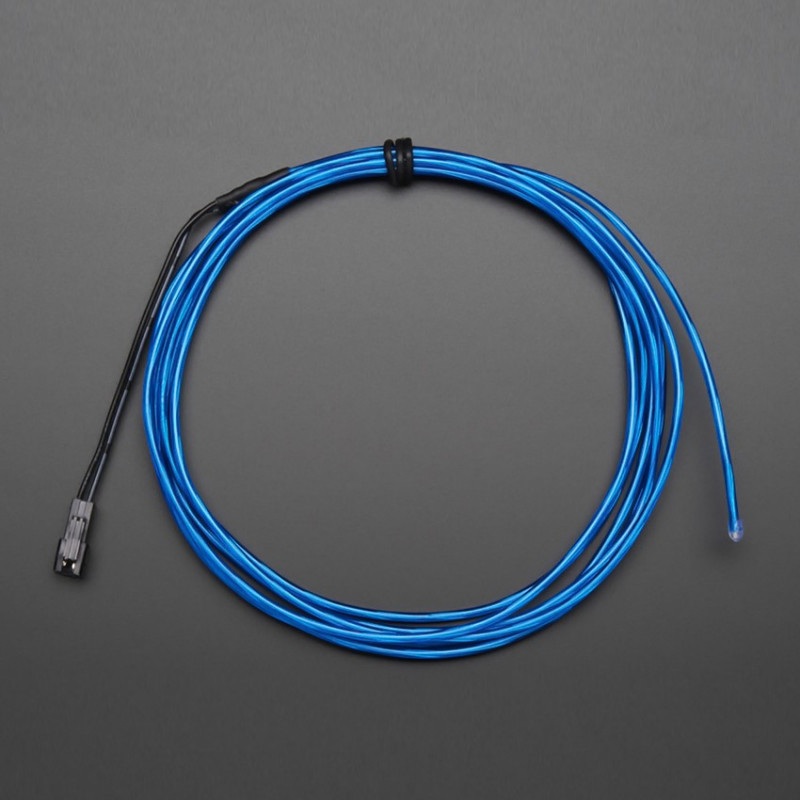 Przewód elektroluminescencyjny 2,5m - niebieski