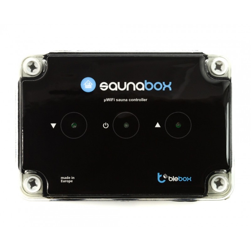 BleBox SaunaBox - sterownik ogrzewania  WiFi - aplikacja Android / iOS