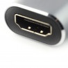 Adapter (HUB) USB typu C na HDMI / USB 3.0 / USB 2.0 / C port - zdjęcie 4
