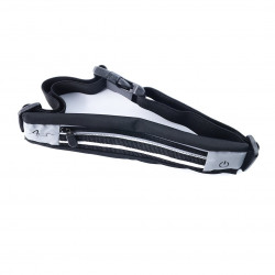 Pas sportowy podświetlany z kieszenią - czarny