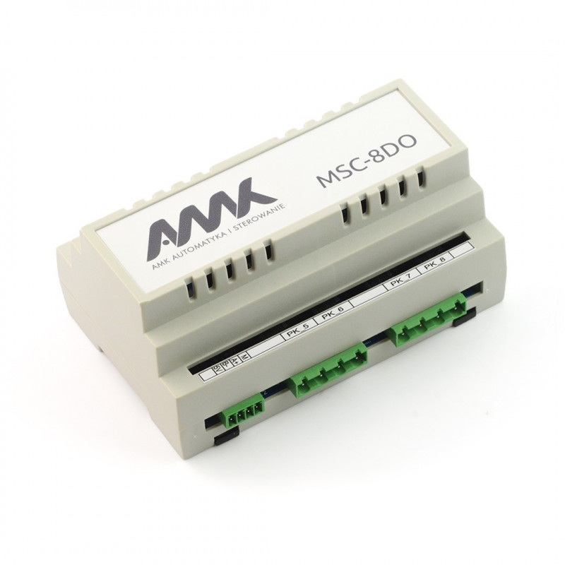 AMK MSC-8DO - HomeController - moduł przekaźników - Modbus RS485