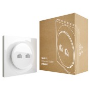 Fibaro Walli N Ethernet Outlet FGWEEU-021 - podwójne gniazdo sieciowe RJ-45 kat.6