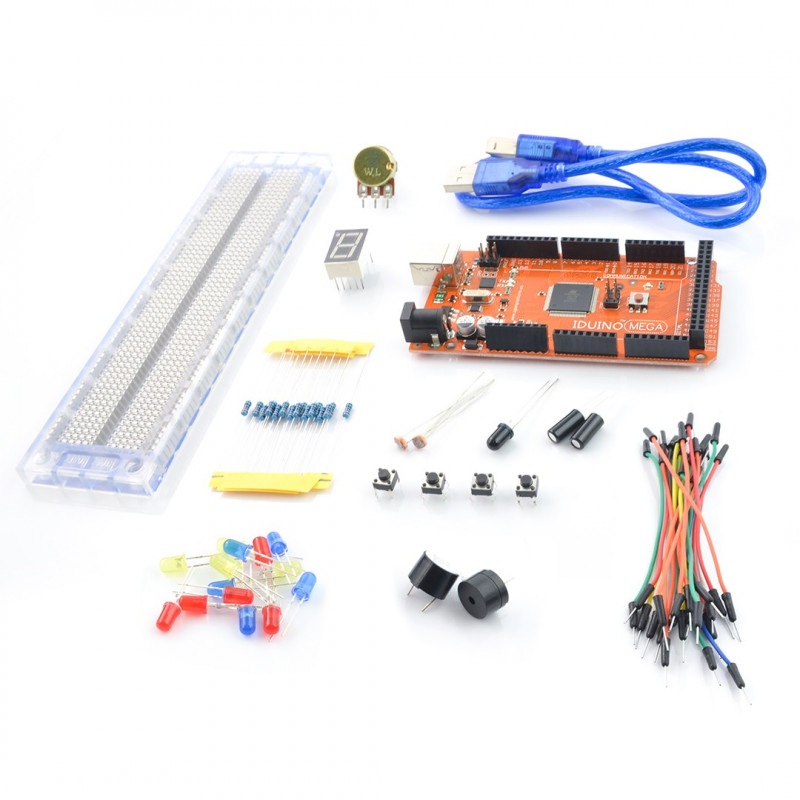 Zestaw elementów elektronicznych dla Arduino + Iduino Mega KTS16
