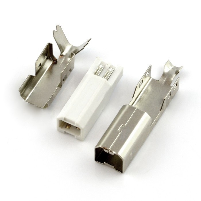 						Wtyk USB typu B na przewód