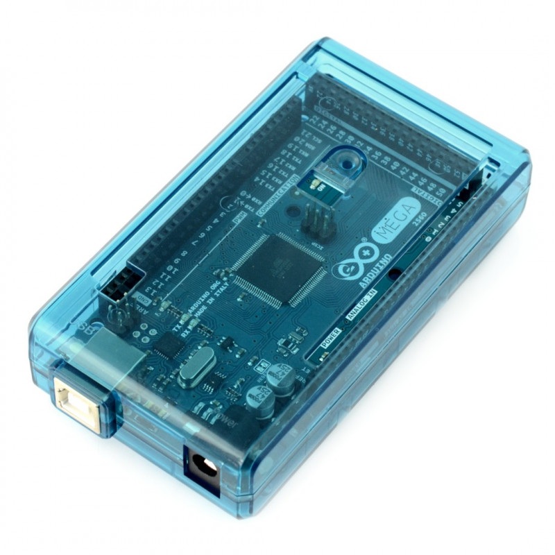 Obudowa niebieska Arduino mega