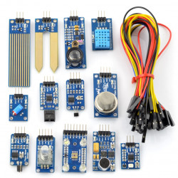 Zestaw 13 modułów z przewodami do Arduino - Waveshare 9467