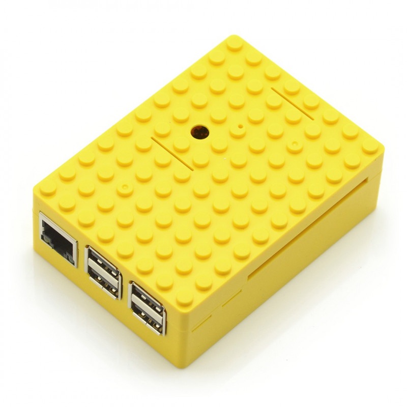Pi-Blox - obudowa Raspberry Pi Model 3/2/B+ - żółta