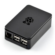 Obudowa Raspberry Pi Model B+ RS - czarna z klapką