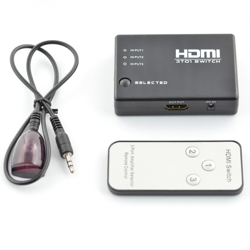 Répartiteur HDMI 2 ports 1080P