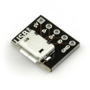 MicroUSB typ B 5 pin - złącze do płytki stykowej
