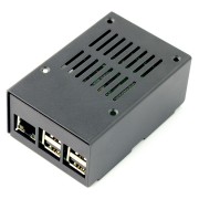 Obudowa do HiFiBerry Digi+ i Raspberry Pi Model 3/2/B+ stalowa czarna IV