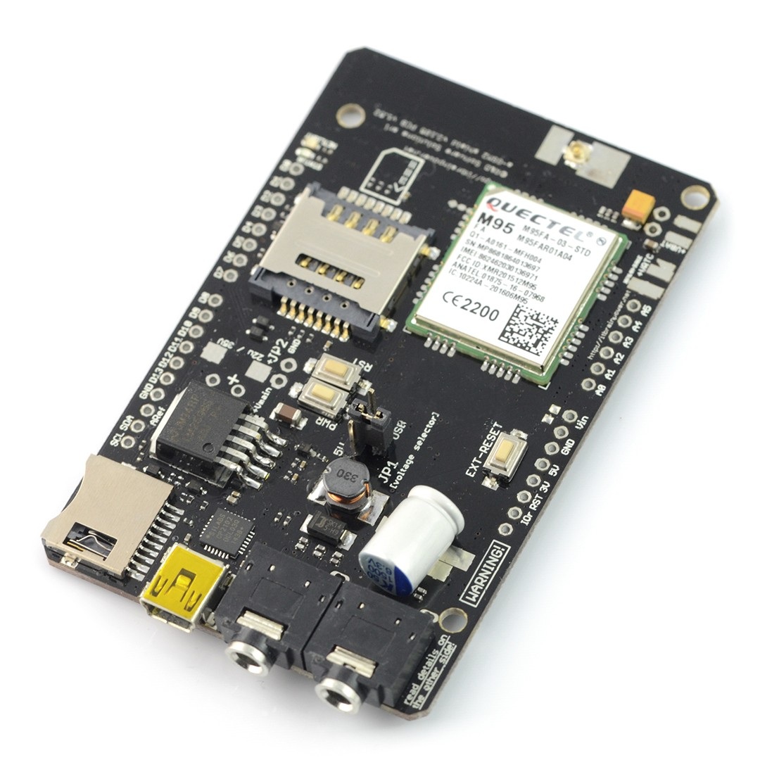 A-GSM II Shield GSM/GPRS/SMS/DTMF v.2.105 - do Arduino i Raspberry Pi